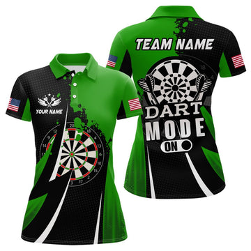 Dames Darts Polo Shirt in Groen - T1176