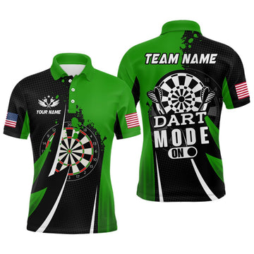 Heren Groen Dart Polo T-shirt - Stijlvol en Sportief T1176