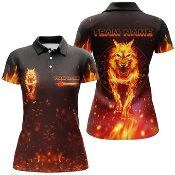 Dames Darts Jersey met Wolfprint - P509