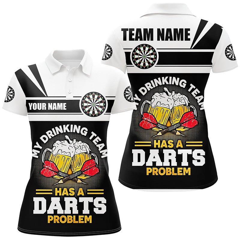 Dames 'Mijn Drinkteam' Grappige Darts Polo Shirt R673