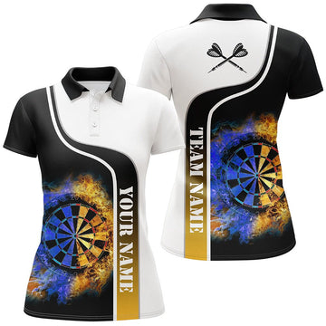 Vrouwelijke Gradient Vlam Darts Poloshirt Z530