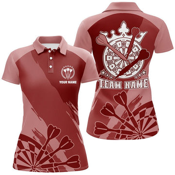 Persoonlijke Rode Darts Polo voor Dames B284