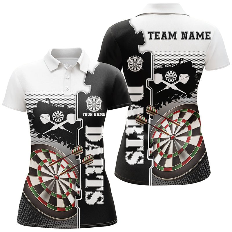 Dames Polo Shirt Zwart - L1295