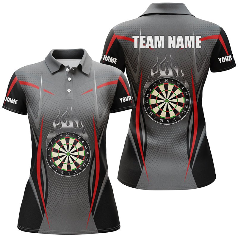 Dames Grijze Sport Darts Polo L1384