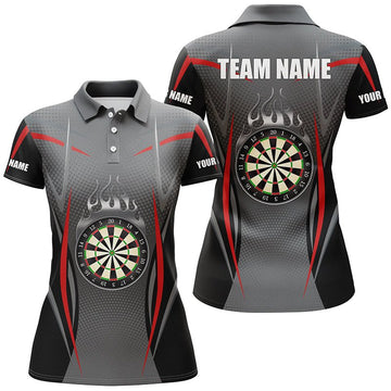 Dames Grijze Sport Darts Polo L1384