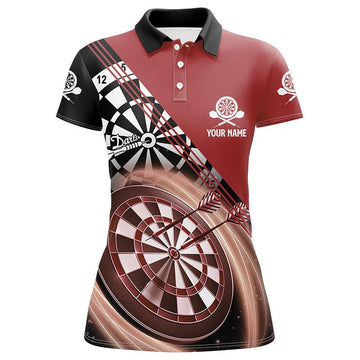 Dames Darts Poloshirt met Gepersonaliseerde Naam P760