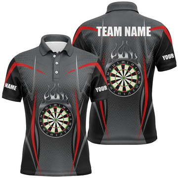 Persoonlijke Grijze Darts Polo voor Mannen L1384