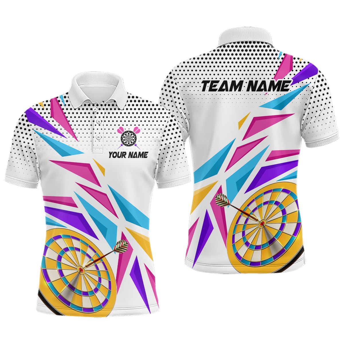 Heren Dart Poloshirt in Levendige Kleuren L1461